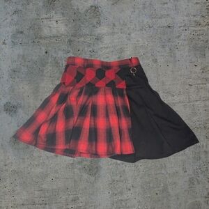 Disturbia Sh!t Show Plaid Tennis Skirt